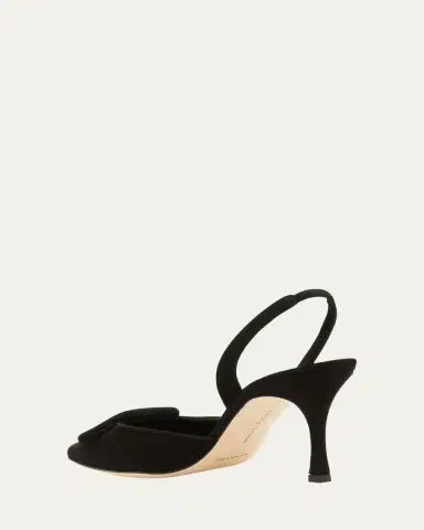 Manolo Blahnik Maysli Suede Buckle Halter Pumps | Thumbnail 21 Manolo Blahnik Maysli Suede Buckle Halter Pumps | Thumbnail 21
