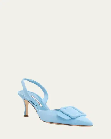 Manolo Blahnik Maysli Suede Buckle Halter Pumps | Thumbnail 7 Manolo Blahnik Maysli Suede Buckle Halter Pumps | Thumbnail 7