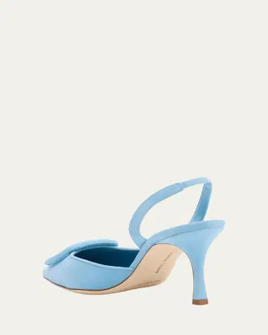 Manolo Blahnik Maysli Suede Buckle Halter Pumps | Thumbnail 8 Manolo Blahnik Maysli Suede Buckle Halter Pumps | Thumbnail 8