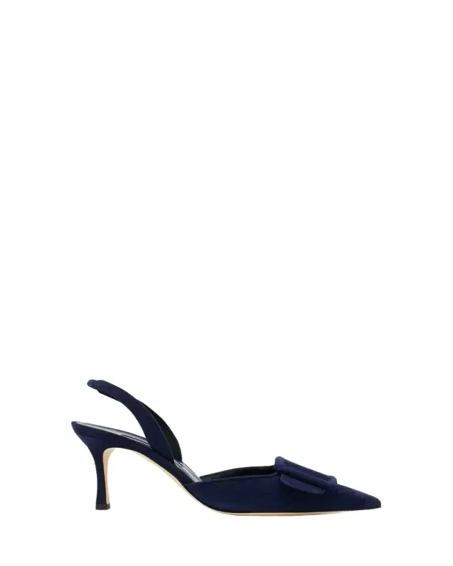 Maysli Suede Buckle Halter Pumps Maysli Suede Buckle Halter Pumps