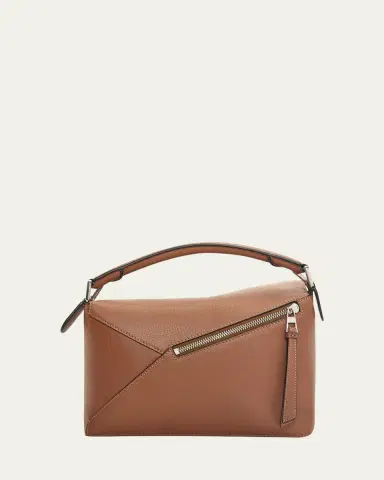 Loewe Puzzle Edge Small Top-Handle Bag in Leather | Thumbnail 3 Loewe Puzzle Edge Small Top-Handle Bag in Leather | Thumbnail 3