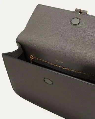 TOM FORD Tara Medium Crossbody in Grained Leather with Leather Strap | Thumbnail 4 TOM FORD Tara Medium Crossbody in Grained Leather with Leather Strap | Thumbnail 4