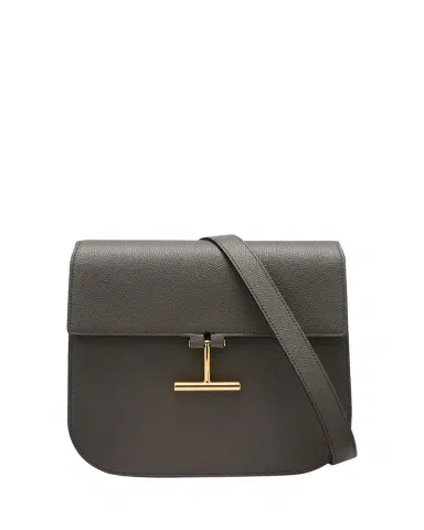 TOM FORD Tara Medium Crossbody in Grained Leather with Leather Strap | Thumbnail 1 TOM FORD Tara Medium Crossbody in Grained Leather with Leather Strap | Thumbnail 1