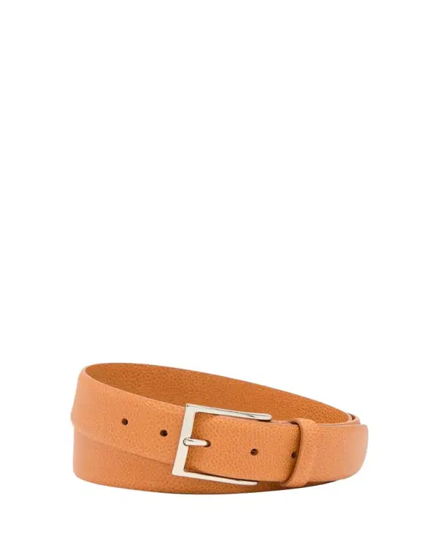 Men's Galuchat Grained Leather Belt, 35mm Men's Galuchat Grained Leather Belt, 35mm