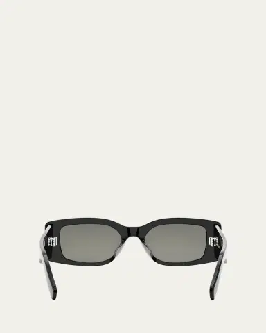CELINE Triomphe Acetate Rectangle Sunglasses | Thumbnail 5 CELINE Triomphe Acetate Rectangle Sunglasses | Thumbnail 5