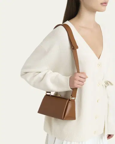 Plan C Mini Turn-Lock Leather Shoulder Bag | Thumbnail 2 Plan C Mini Turn-Lock Leather Shoulder Bag | Thumbnail 2
