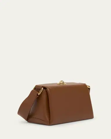 Plan C Mini Turn-Lock Leather Shoulder Bag | Thumbnail 3 Plan C Mini Turn-Lock Leather Shoulder Bag | Thumbnail 3