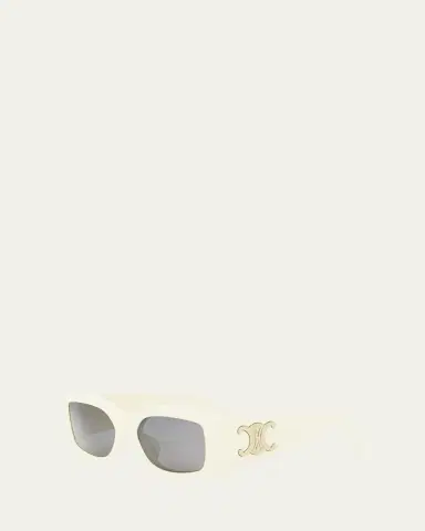 CELINE Triomphe Acetate Rectangle Sunglasses | Thumbnail 2 CELINE Triomphe Acetate Rectangle Sunglasses | Thumbnail 2