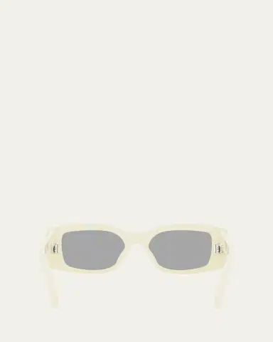 CELINE Triomphe Acetate Rectangle Sunglasses | Thumbnail 5 CELINE Triomphe Acetate Rectangle Sunglasses | Thumbnail 5