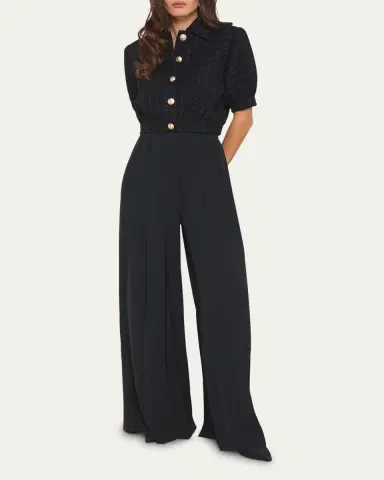 L'Agence Nova Mid-Rise Wide-Leg Pleated Pants | Thumbnail 2 L'Agence Nova Mid-Rise Wide-Leg Pleated Pants | Thumbnail 2