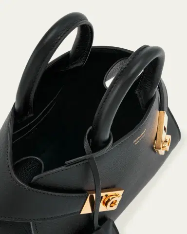 Ferragamo Mini Hug Leather Top-Handle Bag | Thumbnail 4 Ferragamo Mini Hug Leather Top-Handle Bag | Thumbnail 4