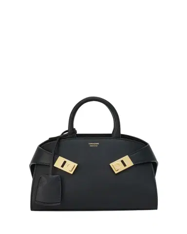 Ferragamo Mini Hug Leather Top-Handle Bag | Thumbnail 1 Ferragamo Mini Hug Leather Top-Handle Bag | Thumbnail 1