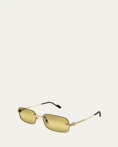 Cartier Men's CT0271Sm Rimless Rectangle Sunglasses | Thumbnail 2 Cartier Men's CT0271Sm Rimless Rectangle Sunglasses | Thumbnail 2