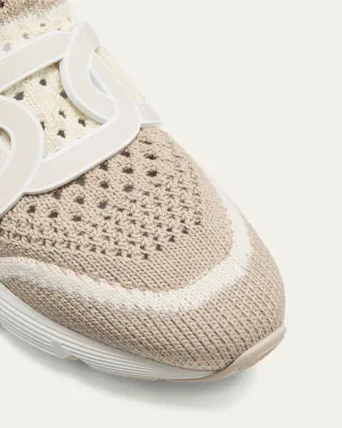 Tod's Stretch Woven Cotton Runner Sneakers | Thumbnail 5 Tod's Stretch Woven Cotton Runner Sneakers | Thumbnail 5