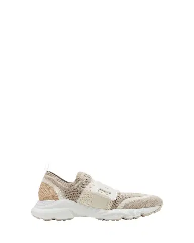 Tod's Stretch Woven Cotton Runner Sneakers | Thumbnail 1 Tod's Stretch Woven Cotton Runner Sneakers | Thumbnail 1