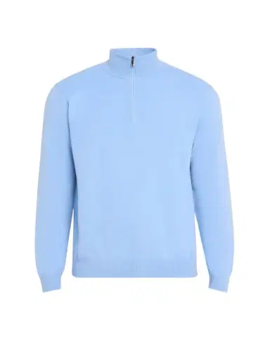 Massimo Alba Men's Cashmere Half-Zip Sweater | Thumbnail 1 Massimo Alba Men's Cashmere Half-Zip Sweater | Thumbnail 1