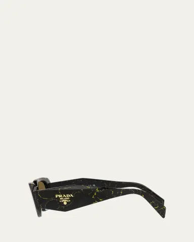 Prada Rectangle Acetate Sunglasses | Thumbnail 3 Prada Rectangle Acetate Sunglasses | Thumbnail 3