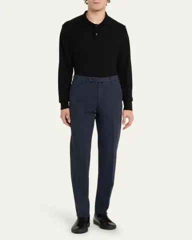 Incotex Men's High Cotton Doeskin Pants | Thumbnail 2 Incotex Men's High Cotton Doeskin Pants | Thumbnail 2