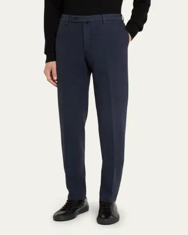 Incotex Men's High Cotton Doeskin Pants | Thumbnail 4 Incotex Men's High Cotton Doeskin Pants | Thumbnail 4