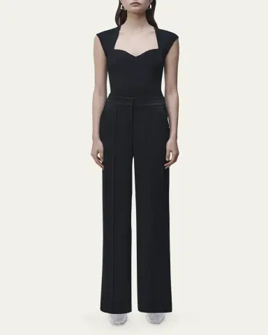 SIMKHAI Kyra Wide-Leg Pants | Thumbnail 2 SIMKHAI Kyra Wide-Leg Pants | Thumbnail 2