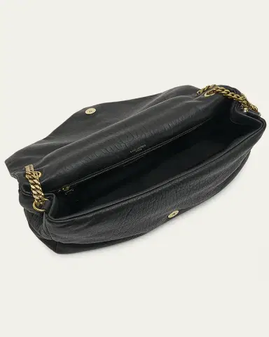 Saint Laurent Calypso Large YSL Shoulder Bag in Leather | Thumbnail 4 Saint Laurent Calypso Large YSL Shoulder Bag in Leather | Thumbnail 4