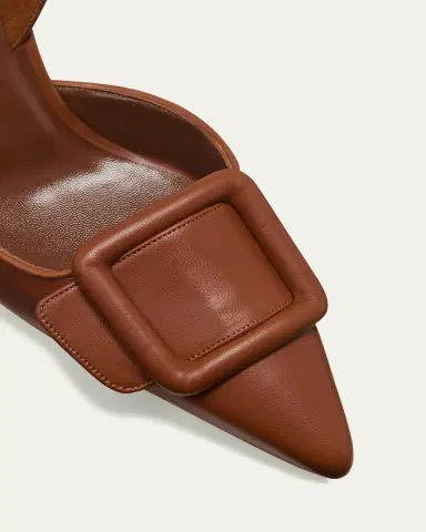 Manolo Blahnik Maysli Leather Buckle Halter Pumps | Thumbnail 9 Manolo Blahnik Maysli Leather Buckle Halter Pumps | Thumbnail 9