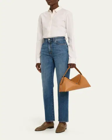 Toteme T-Lock Top Handle Bag in Pebble Grain Leather | Thumbnail 5 Toteme T-Lock Top Handle Bag in Pebble Grain Leather | Thumbnail 5