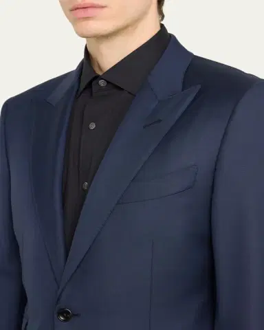 Tom Ford Men's Modern Fit Sharkskin Suit | Thumbnail 5 Tom Ford Men's Modern Fit Sharkskin Suit | Thumbnail 5