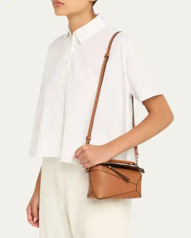 LOEWE x Paula's Ibiza Puzzle Edge Mini Top-Handle Bag in Leather | Thumbnail 2 LOEWE x Paula's Ibiza Puzzle Edge Mini Top-Handle Bag in Leather | Thumbnail 2