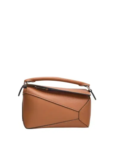 LOEWE x Paula's Ibiza Puzzle Edge Mini Top-Handle Bag in Leather | Thumbnail 1 LOEWE x Paula's Ibiza Puzzle Edge Mini Top-Handle Bag in Leather | Thumbnail 1