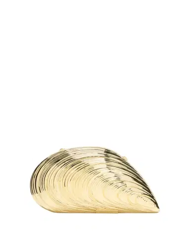 SIMKHAI Bridget Metal Oyster Shell Clutch Bag | Thumbnail 1 SIMKHAI Bridget Metal Oyster Shell Clutch Bag | Thumbnail 1