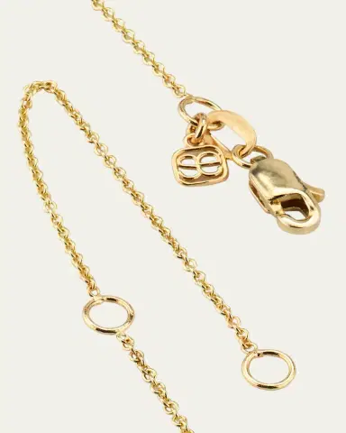 Sydney Evan 14K Pure Block Initial Necklace | Thumbnail 4 Sydney Evan 14K Pure Block Initial Necklace | Thumbnail 4