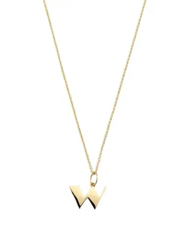 Sydney Evan 14K Pure Block Initial Necklace | Thumbnail 1 Sydney Evan 14K Pure Block Initial Necklace | Thumbnail 1