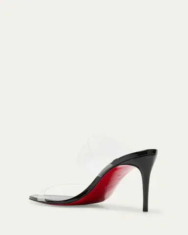 Christian Louboutin 85mm Just Nothing Clear Slide Sandals | Thumbnail 4 Christian Louboutin 85mm Just Nothing Clear Slide Sandals | Thumbnail 4