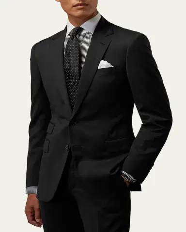 Ralph Lauren Purple Label Gregory Hand-Tailored Wool Serge Suit | Thumbnail 4 Ralph Lauren Purple Label Gregory Hand-Tailored Wool Serge Suit | Thumbnail 4