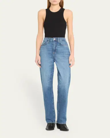 Triarchy Ms. V-High Rise Straight-Leg Jeans | Thumbnail 2 Triarchy Ms. V-High Rise Straight-Leg Jeans | Thumbnail 2