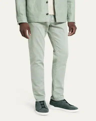 Zegna Men's Triple Stitch Suede Sneakers | Thumbnail 8 Zegna Men's Triple Stitch Suede Sneakers | Thumbnail 8