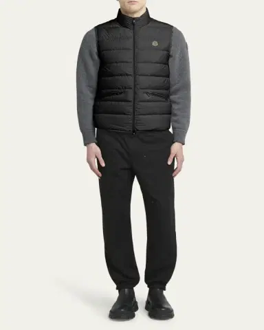 Moncler Men's Treompan Down Puffer Vest | Thumbnail 2 Moncler Men's Treompan Down Puffer Vest | Thumbnail 2