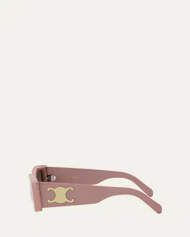 Celine Triomphe Acetate Rectangle Sunglasses | Thumbnail 3 Celine Triomphe Acetate Rectangle Sunglasses | Thumbnail 3