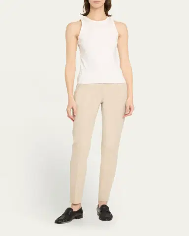 Lafayette 148 New York Swiss Cotton Rib Racerback Tank | Thumbnail 2 Lafayette 148 New York Swiss Cotton Rib Racerback Tank | Thumbnail 2