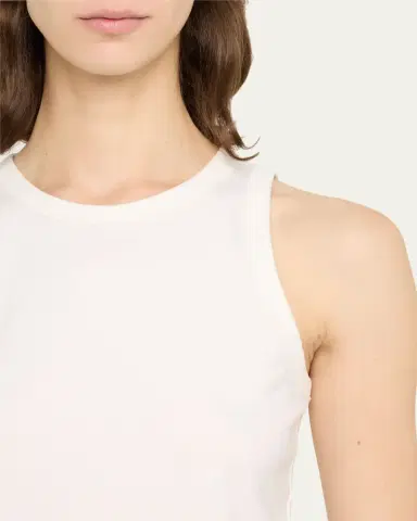 Lafayette 148 New York Swiss Cotton Rib Racerback Tank | Thumbnail 5 Lafayette 148 New York Swiss Cotton Rib Racerback Tank | Thumbnail 5
