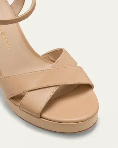 Stuart Weitzman Dayna Leather Crisscross Platform Sandals | Thumbnail 5 Stuart Weitzman Dayna Leather Crisscross Platform Sandals | Thumbnail 5