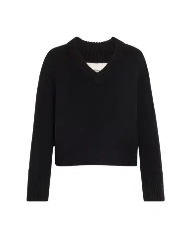 Lisa Yang Aletta V-Neck Cashmere Knit Sweater | Thumbnail 1 Lisa Yang Aletta V-Neck Cashmere Knit Sweater | Thumbnail 1