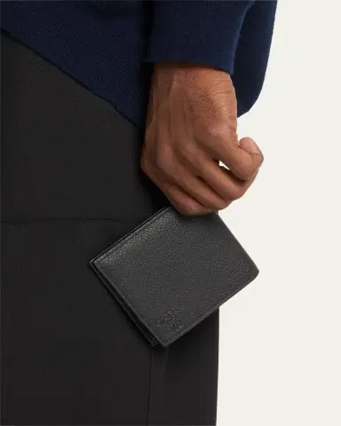 Loewe Men's Anagram Bifold Leather Wallet | Thumbnail 2 Loewe Men's Anagram Bifold Leather Wallet | Thumbnail 2