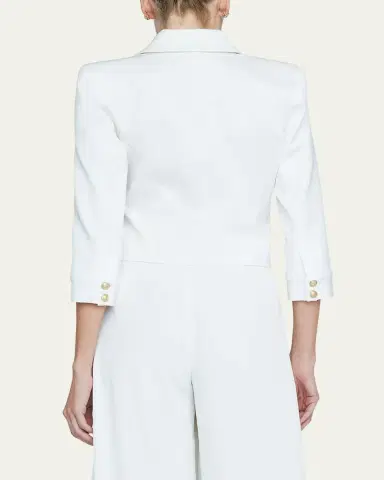 L'Agence Kumi Cropped Fitted Jacket | Thumbnail 3 L'Agence Kumi Cropped Fitted Jacket | Thumbnail 3