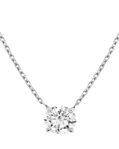 VRAI Brilliant-Cut Round Solitaire Lab Grown Diamond Necklace, 1.0tcw | Thumbnail 1 VRAI Brilliant-Cut Round Solitaire Lab Grown Diamond Necklace, 1.0tcw | Thumbnail 1
