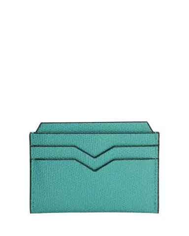 Valextra Men's V-Slot Leather Card Case | Thumbnail 1 Valextra Men's V-Slot Leather Card Case | Thumbnail 1