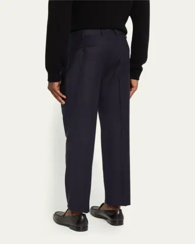 Brioni Men's Tigullio Flannel Trousers | Thumbnail 3 Brioni Men's Tigullio Flannel Trousers | Thumbnail 3