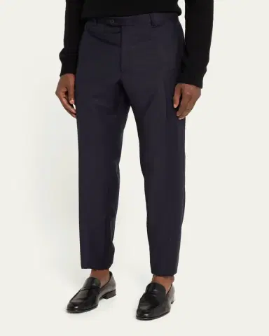 Brioni Men's Tigullio Flannel Trousers | Thumbnail 4 Brioni Men's Tigullio Flannel Trousers | Thumbnail 4