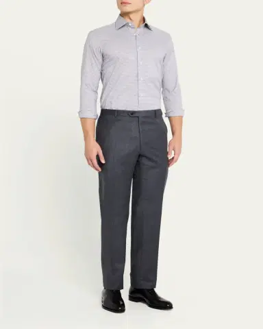 Brioni Men's Tigullio Flannel Trousers | Thumbnail 6 Brioni Men's Tigullio Flannel Trousers | Thumbnail 6